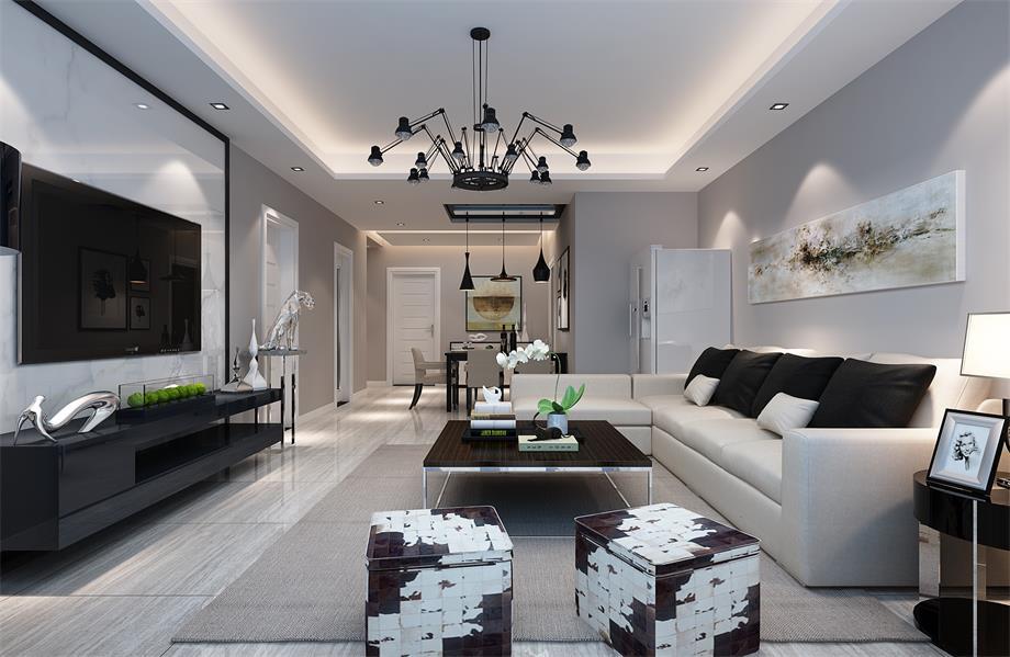 開元壹號120平米現(xiàn)代簡約