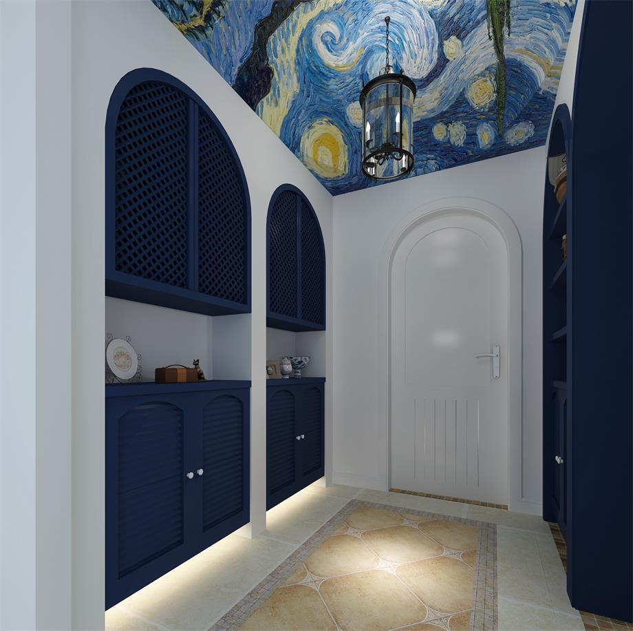 海倫國(guó)際90平米地中海風(fēng)格