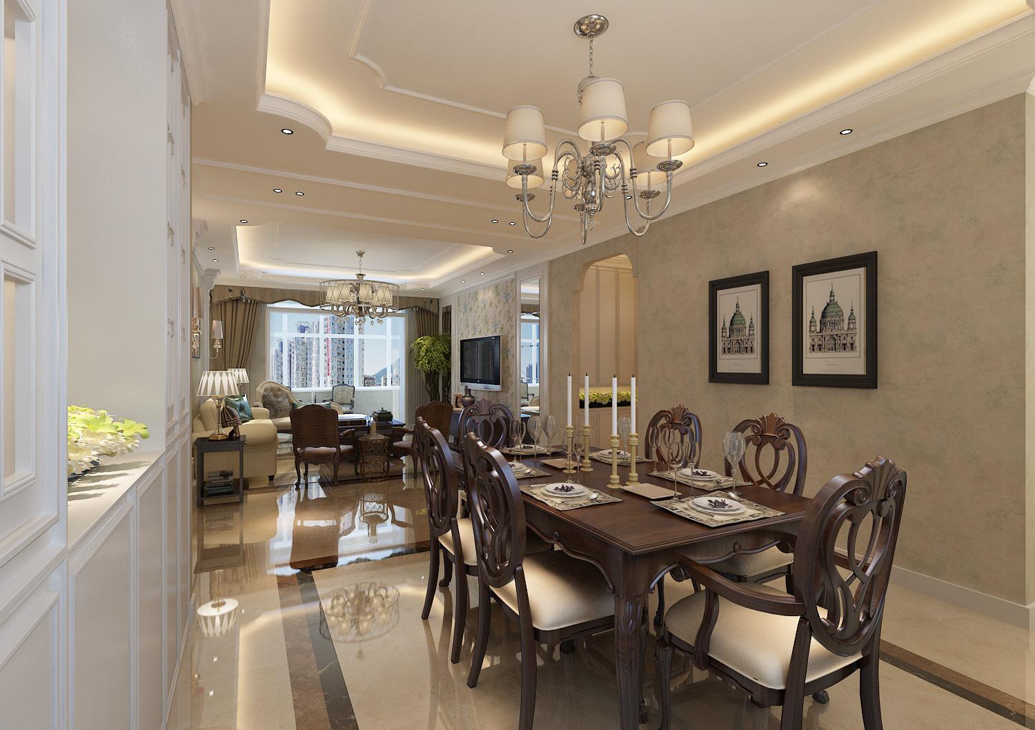 香榭蘭庭150平方歐式風格