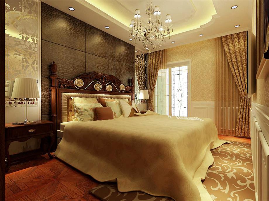 碧水青園140平方歐式風格設計方案