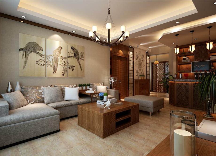 御景城96平米新中式設計方案