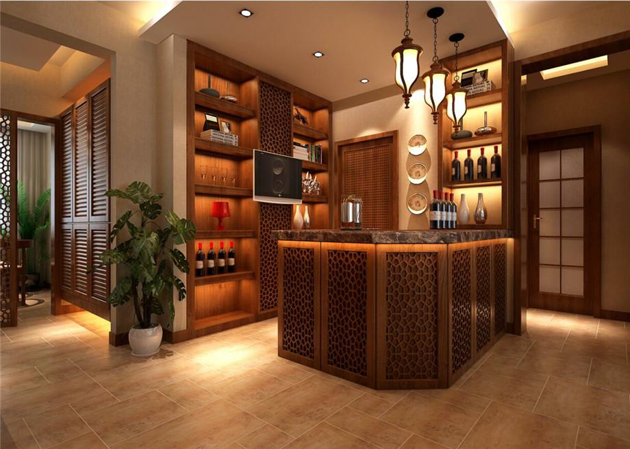 御景城96平米新中式設計方案