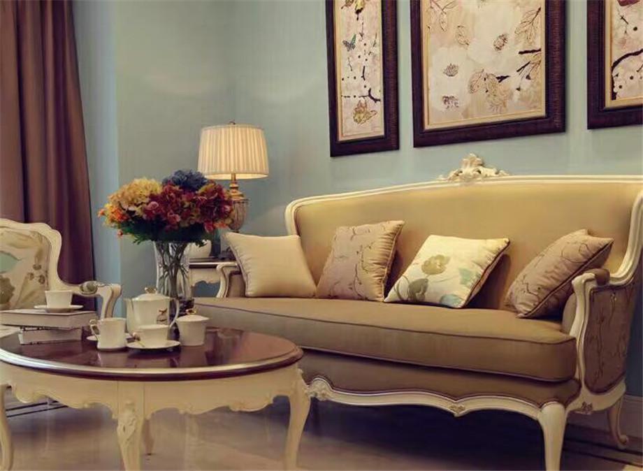 梨園公館130平簡(jiǎn)歐風(fēng)格設(shè)計(jì)案例