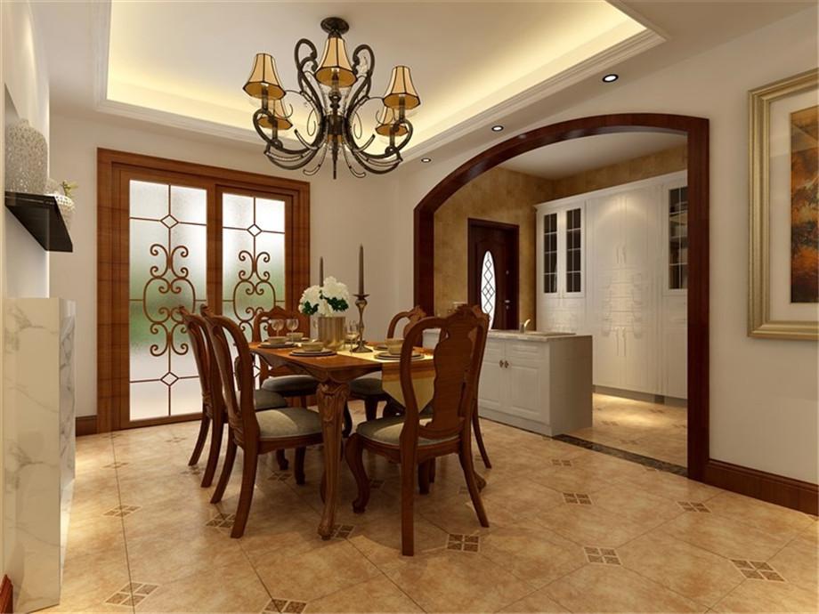 海倫國際98平米美式設(shè)計方案