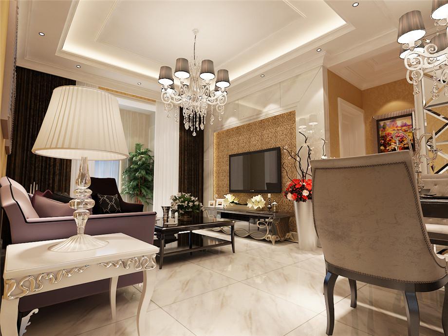 航天佳苑90平歐式風(fēng)格設(shè)計(jì)方案