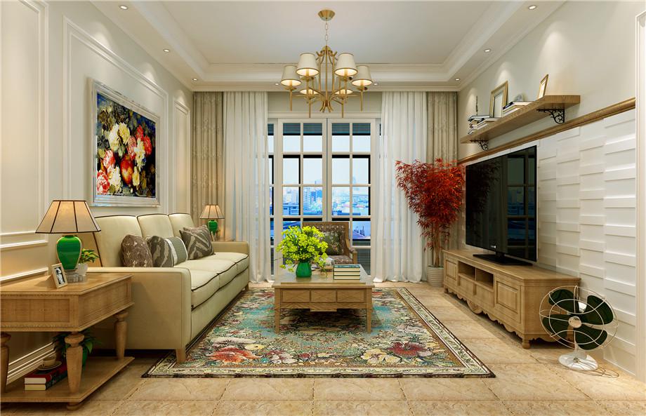 首創(chuàng)國際120平歐式風(fēng)格設(shè)計(jì)方案