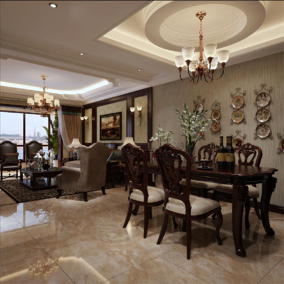 交大醫(yī)院140平米美式設(shè)計(jì)方案