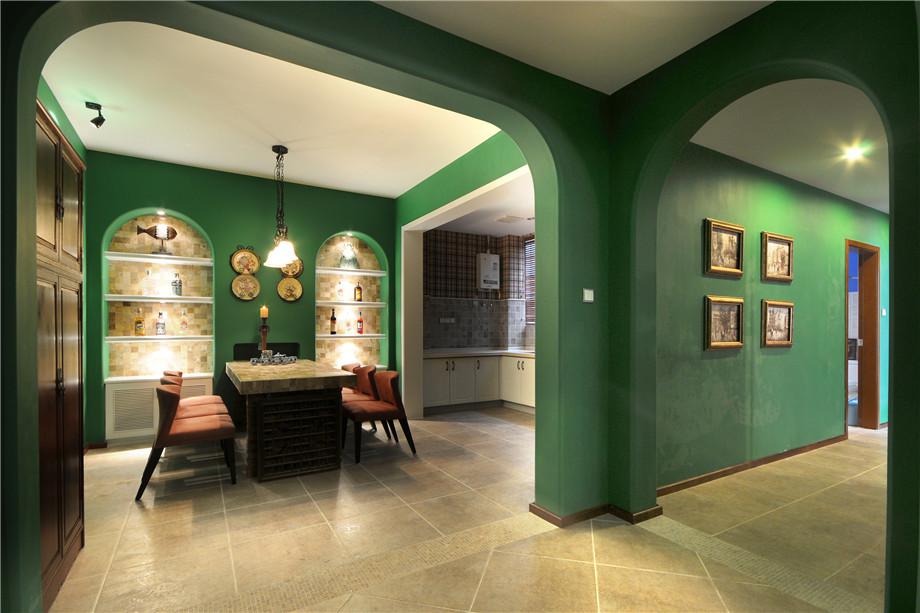 保利拉菲150平地中海風(fēng)格設(shè)計方案