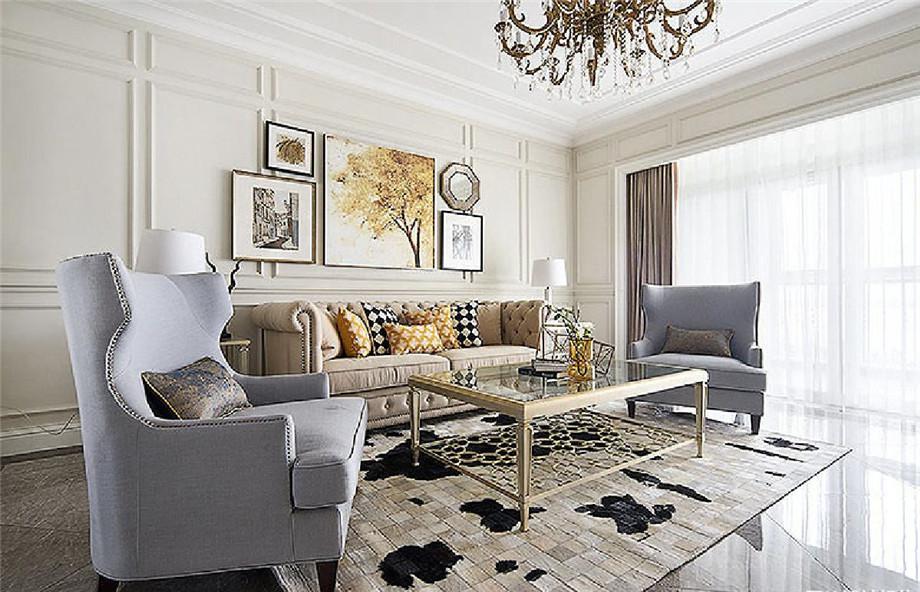 興慶宮小區(qū)139平米現(xiàn)代簡約設(shè)計方案