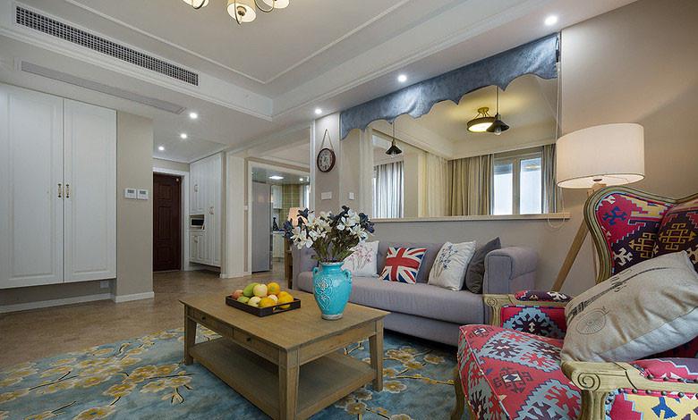 雅荷四季城126平米混搭設(shè)計方案