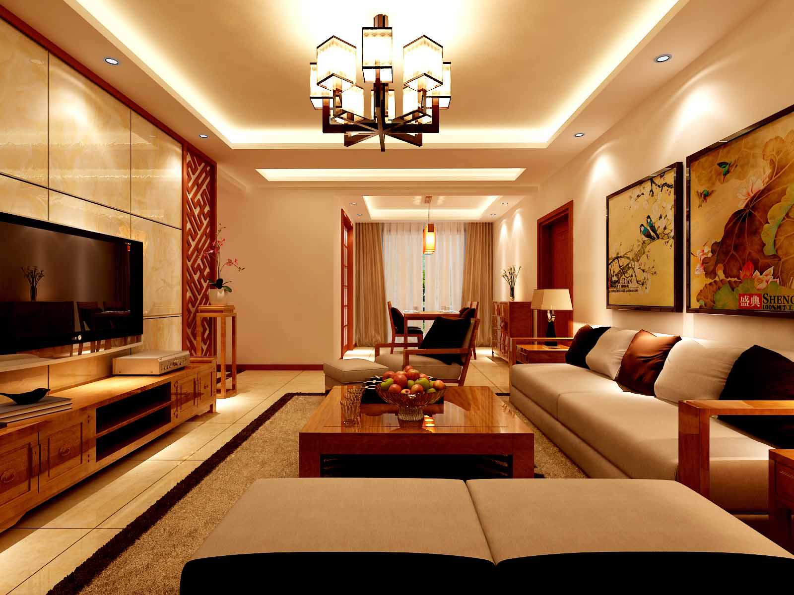 紫薇風(fēng)尚小區(qū)137平米新中式風(fēng)格設(shè)計方案