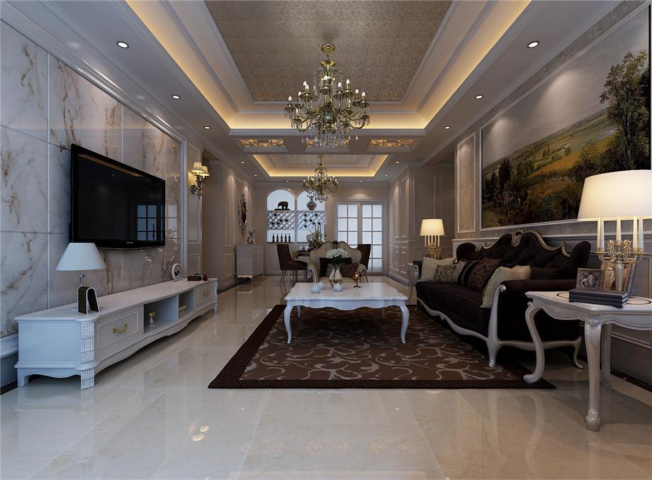 金輝世界城120平歐式風(fēng)格設(shè)計(jì)方案