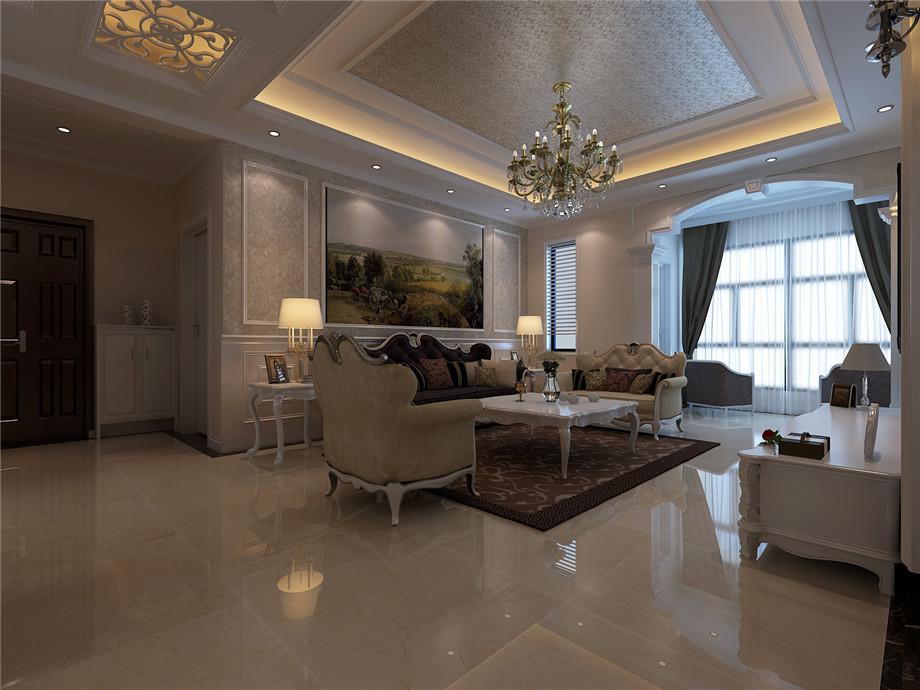 金輝世界城120平歐式風(fēng)格設(shè)計(jì)方案