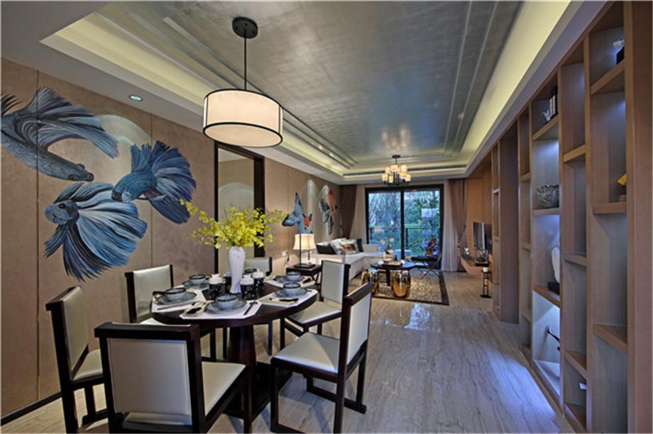 西市佳境135平米新中式設(shè)計方案