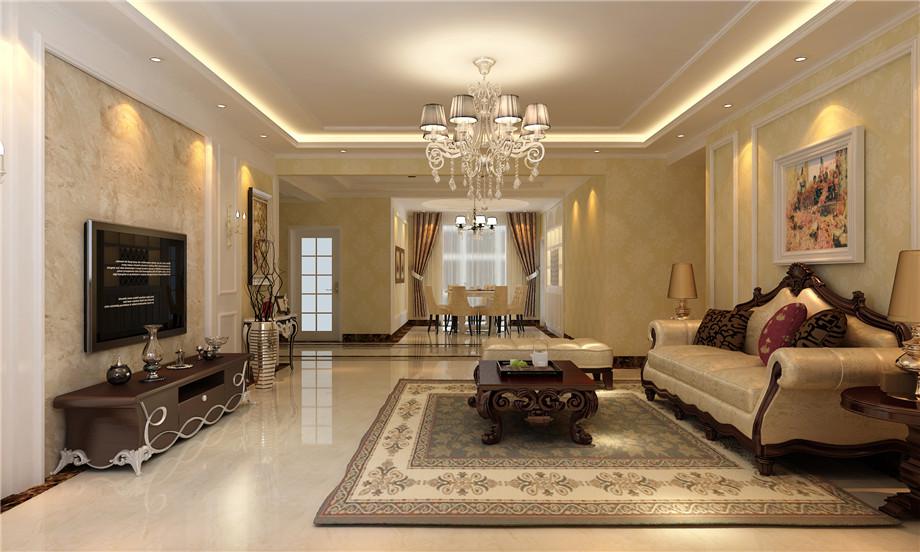 山海文園160平歐式風(fēng)格設(shè)計方案