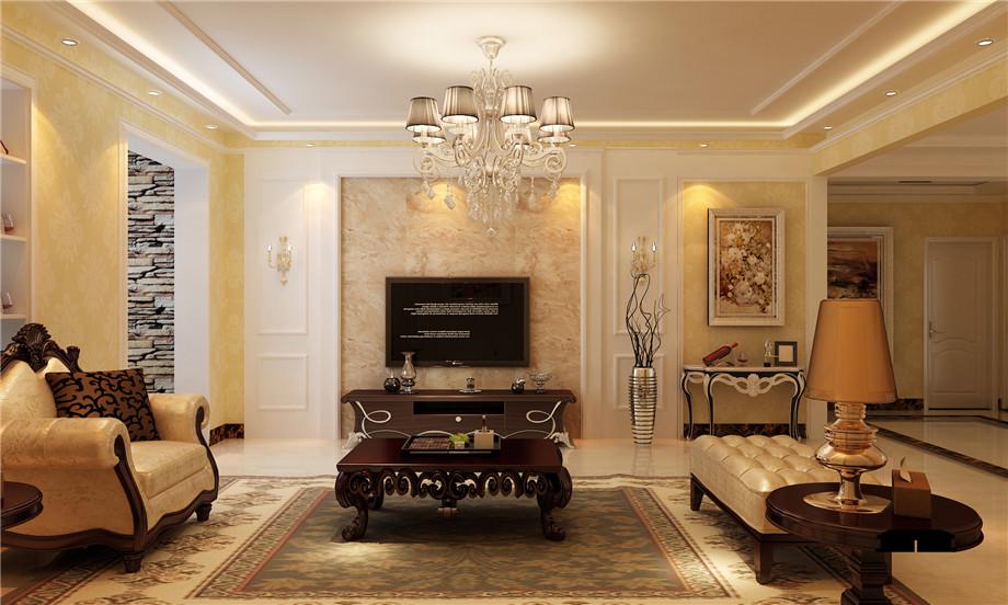 山海文園160平歐式風(fēng)格設(shè)計方案