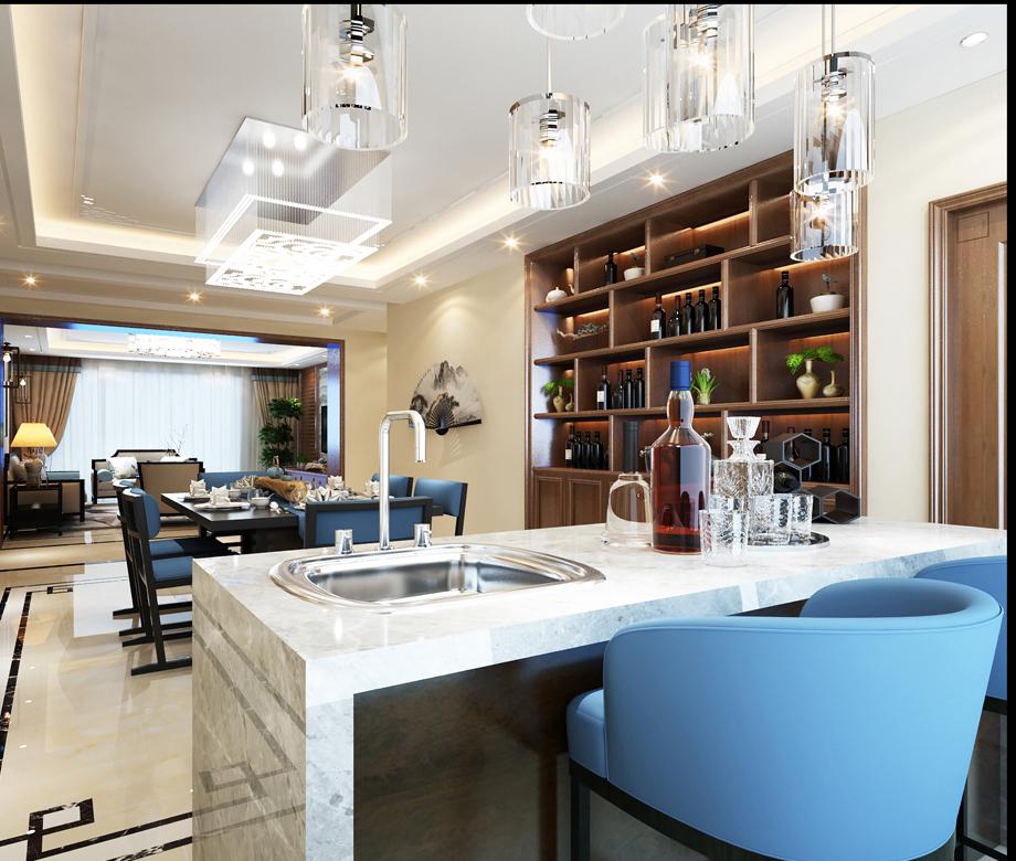 國(guó)熙臺(tái)160平 中國(guó)藍(lán)