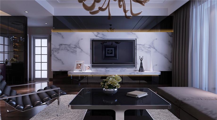 東方世紀城120平歐式風格設計方案