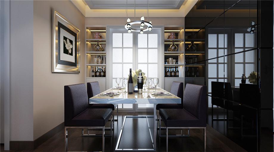 東方世紀城120平歐式風格設計方案