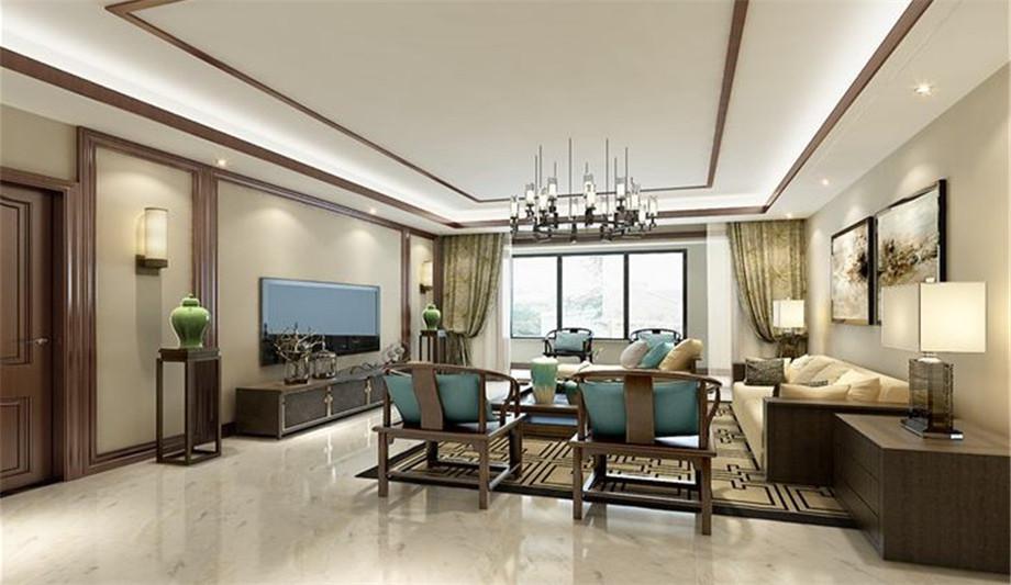 海倫國(guó)際140平新中式風(fēng)格設(shè)計(jì)方案