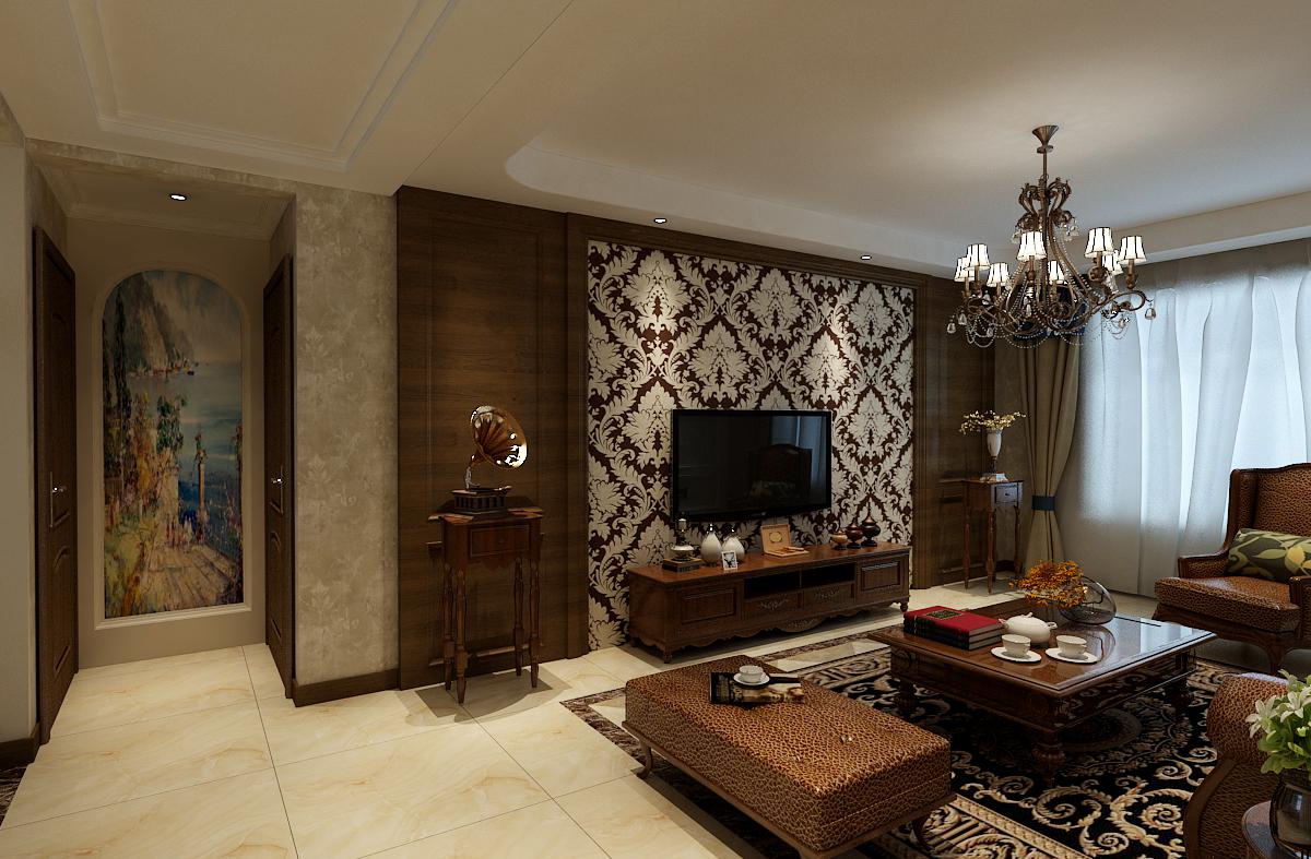 一曲江山120平米6萬現(xiàn)代美式