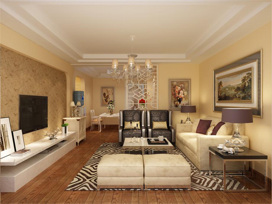 朱雀佳苑100平簡歐風(fēng)格設(shè)計(jì)方案