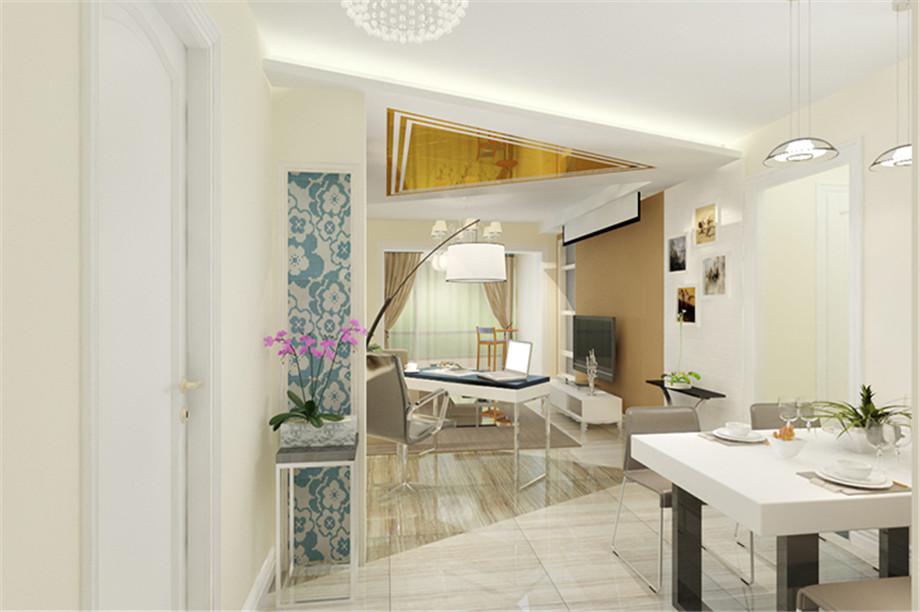 金泰絲路花城100平現代簡約風格設計方案