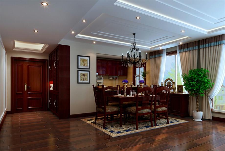 首創(chuàng)國際135平美式風(fēng)格設(shè)計(jì)方案