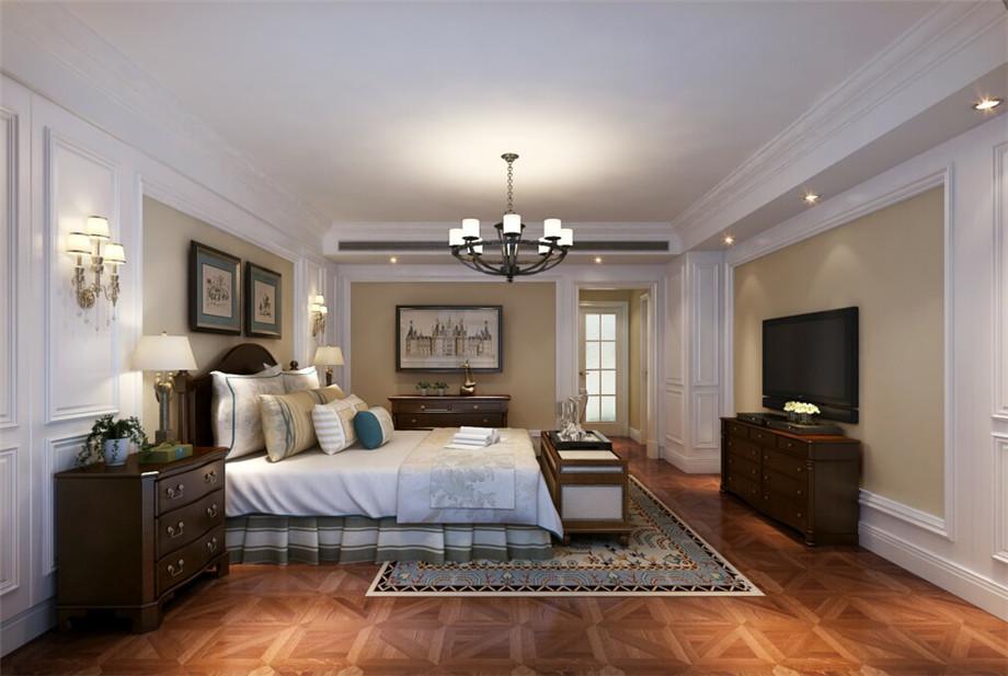 保利拉菲240平美式風(fēng)格設(shè)計(jì)方案