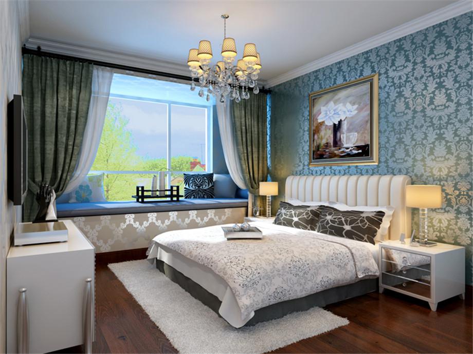 朱雀佳苑100平簡(jiǎn)歐風(fēng)格設(shè)計(jì)方案