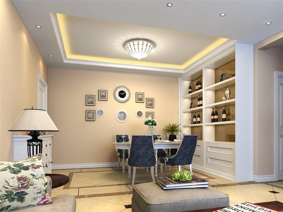 金地湖城大境110平歐式風(fēng)格設(shè)計(jì)方案