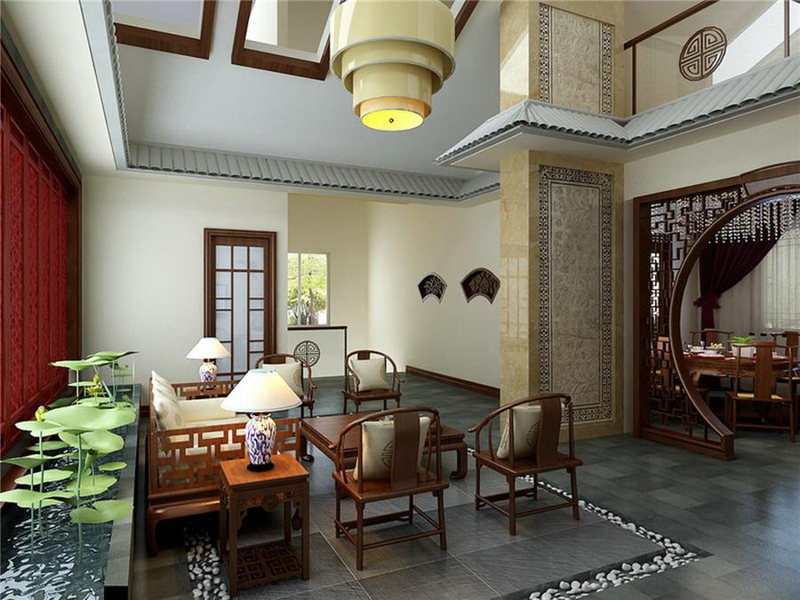 九錦臺202平新中式風格設計方案