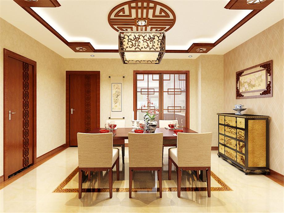 保利拉菲公館198平米新中式風(fēng)格設(shè)計方案
