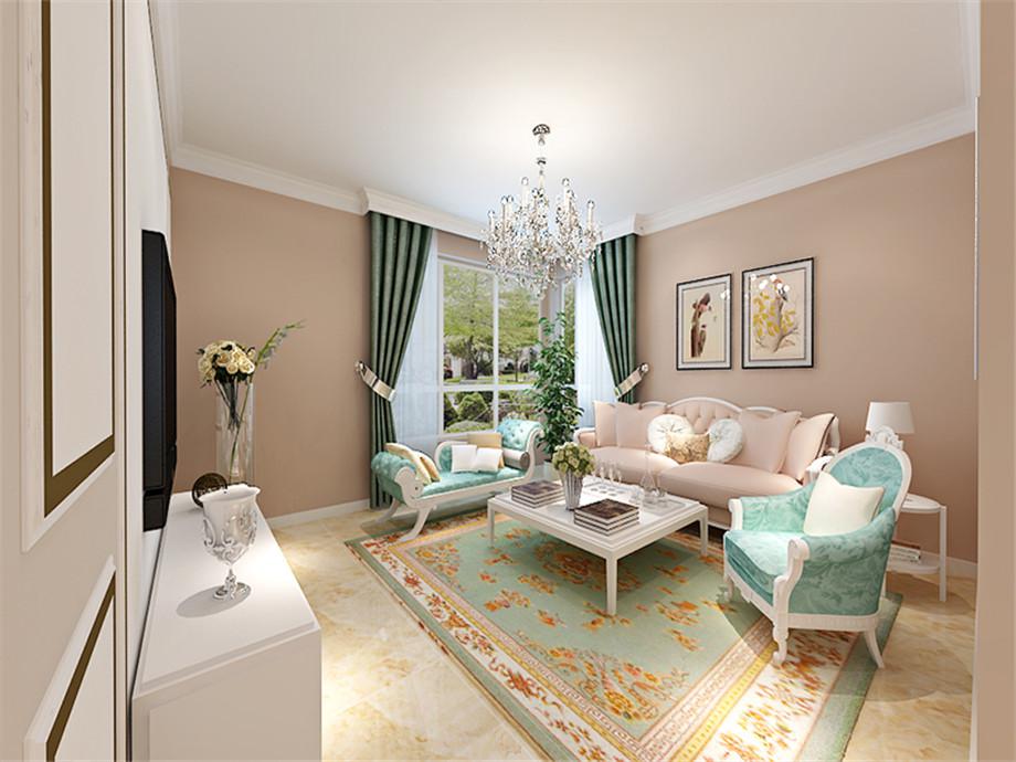 西工大小區(qū)90平歐式風格設計方案