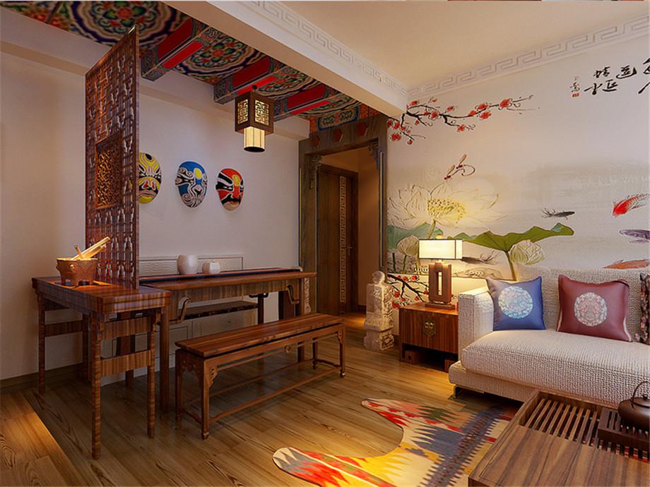 金輝·悅府80平新中式風(fēng)格設(shè)計(jì)方案