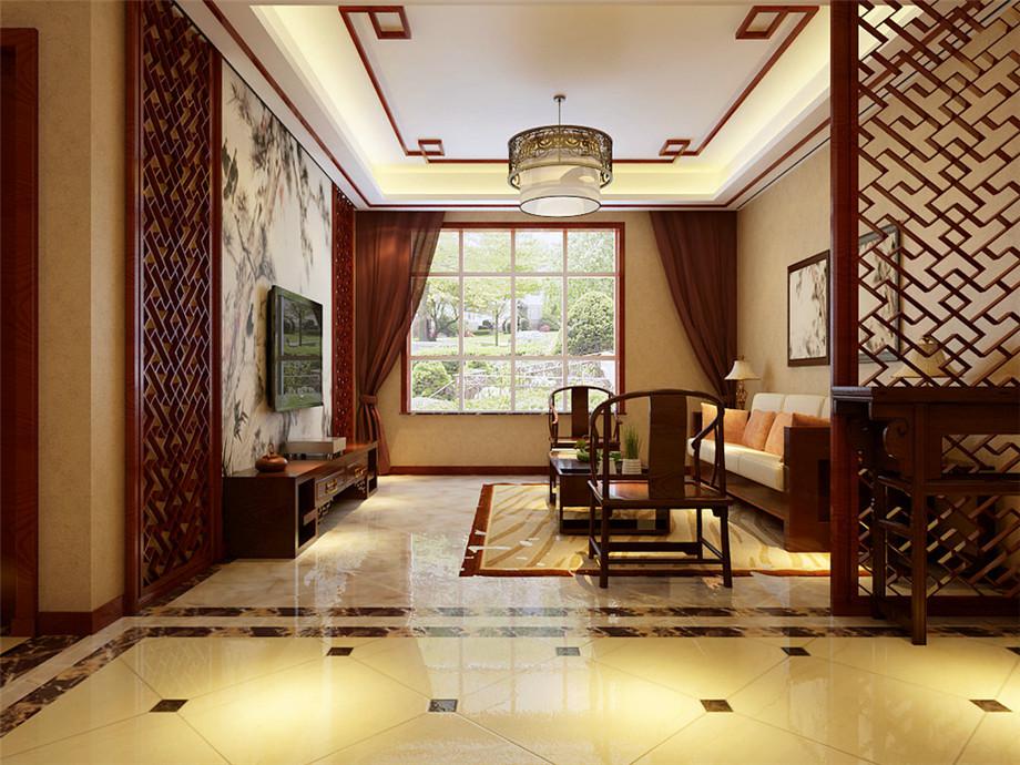 中?！ら_元壹號(hào)140平新中式風(fēng)格設(shè)計(jì)方案