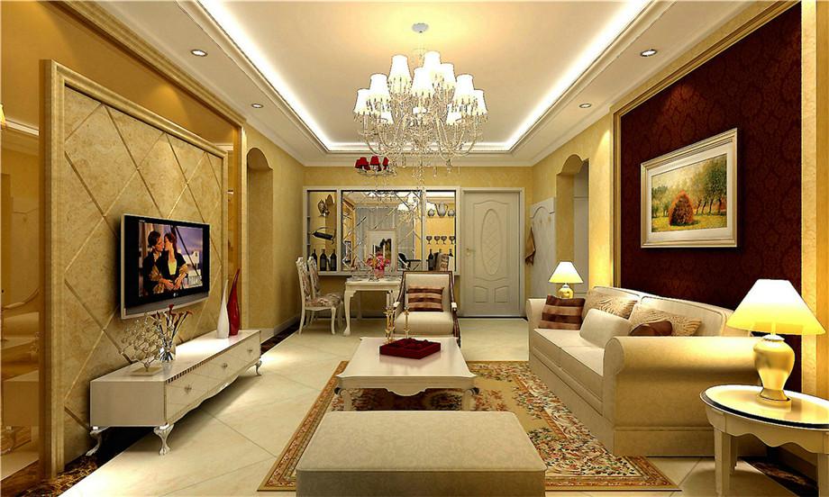 學(xué)府首座103平簡歐風(fēng)格設(shè)計(jì)方案