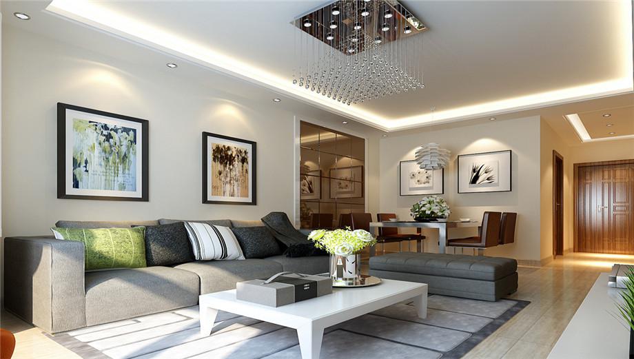 陽(yáng)光麗城85平簡(jiǎn)約風(fēng)格設(shè)計(jì)方案