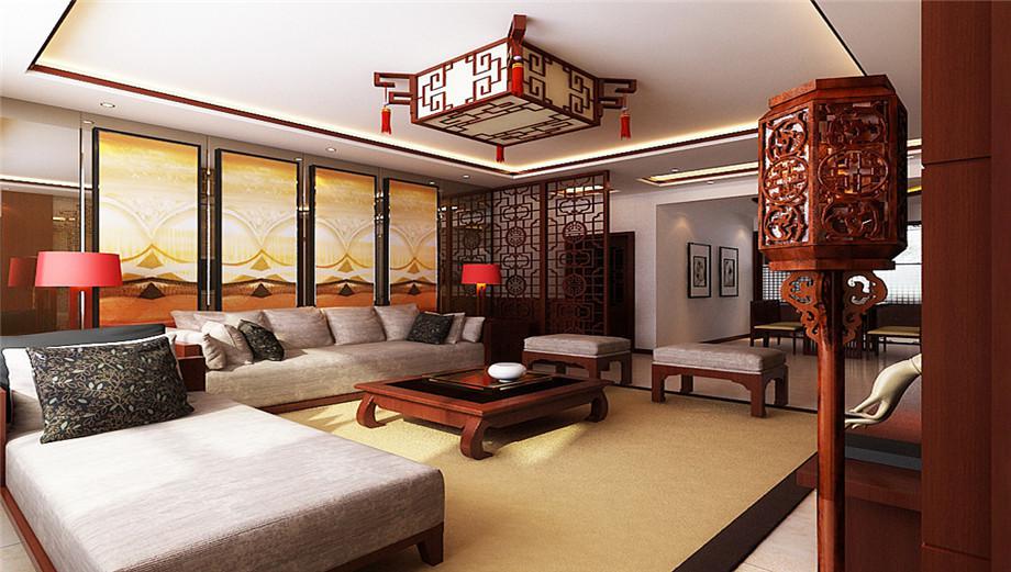 曲江香都125平新中式風(fēng)格設(shè)計方案