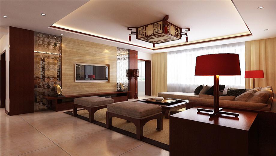 曲江香都125平新中式風(fēng)格設(shè)計方案