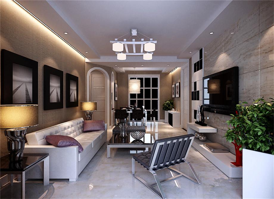 博文苑77平米美式設(shè)計(jì)方案