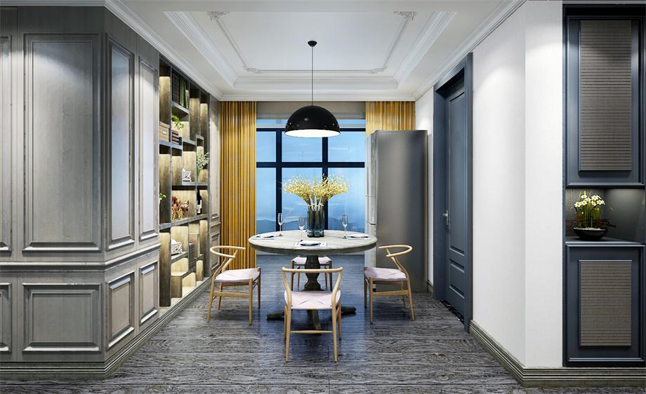 湖城大境114平歐式風(fēng)格設(shè)計(jì)方案