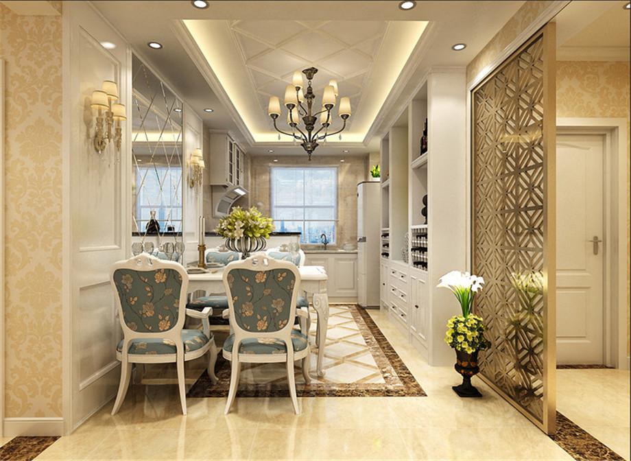 興盛園125平歐式風格設計方案