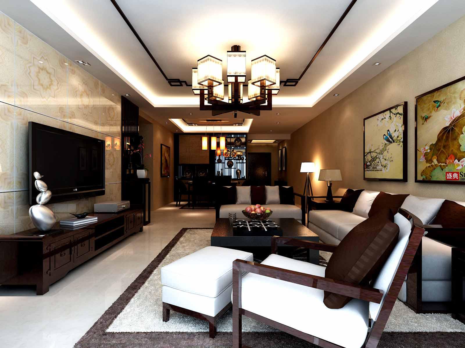 政治學(xué)院140平米新中式風(fēng)格設(shè)計(jì)方案