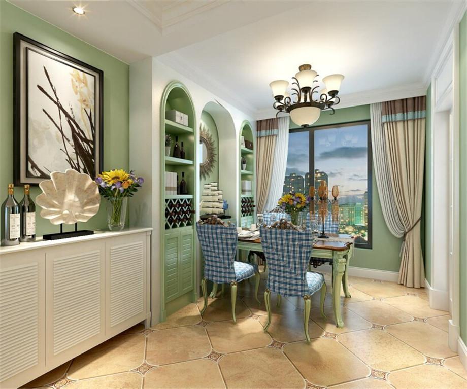 山海文園90平美式風格設計方案