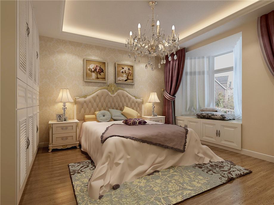 紫薇東進(jìn)100平歐式風(fēng)格設(shè)計(jì)方案