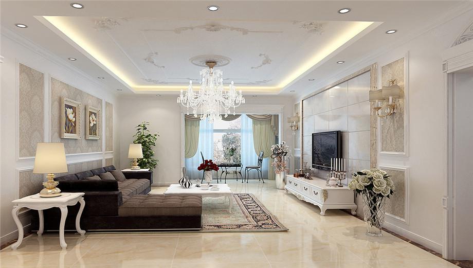 星河灣134平歐式風格設計方案