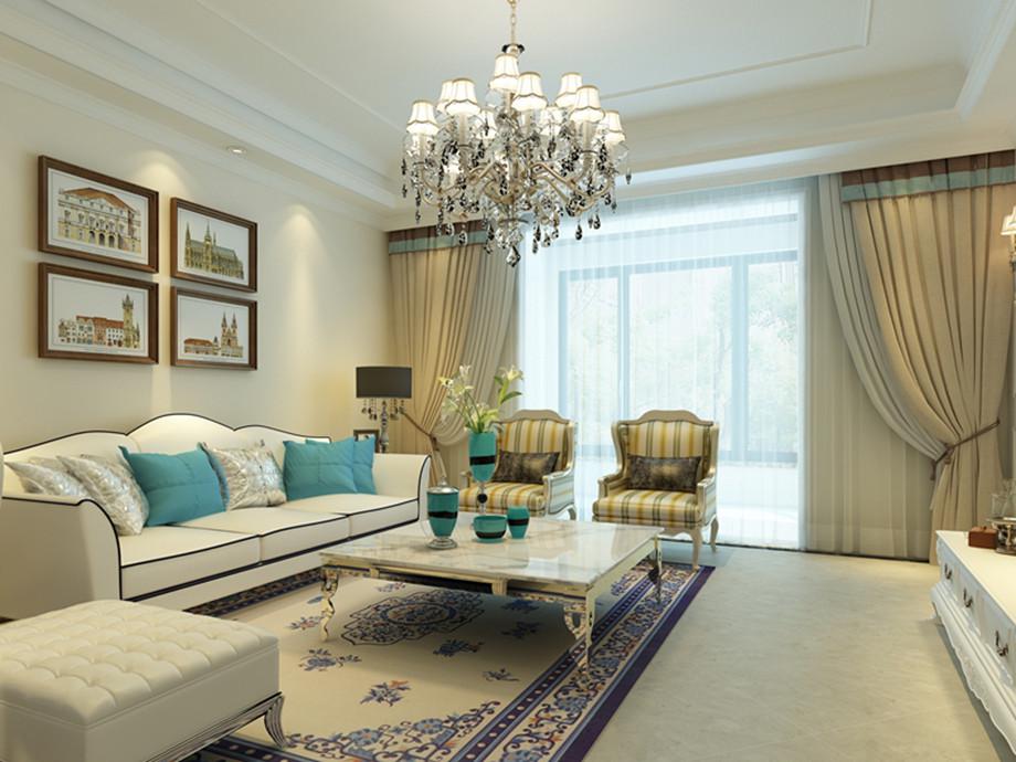 國金華府130平米簡歐設計風格