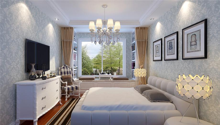 西岸國際花園130平簡歐風(fēng)格設(shè)計(jì)方案