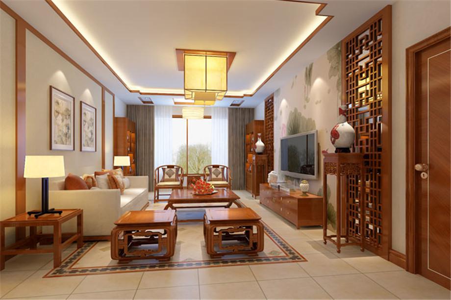 曲江公館140平新中式風格設(shè)計方案
